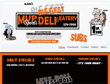 Tablet Screenshot of mvpsportsdeli.com